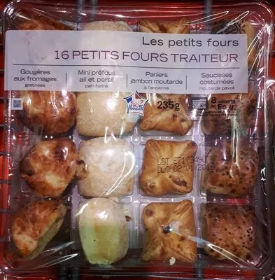 Petits fours traiteur Mix Buffet 235 g (16 pièces de 30 g environ), code 3700009263679