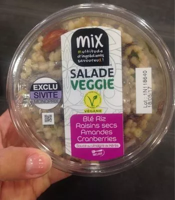 Salade Veggie Mix , code 3700009264089