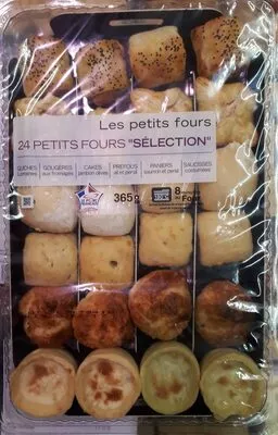 Petits fours "sélection" Mix Buffet 365 g (24 pièces de 15 g environ), code 3700009264454