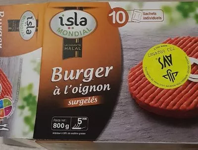 Burger à l'oignon Isla Isla Mondial 800g, code 3700091900544