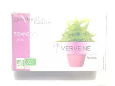 TISANE BIO VERVEINE feuilles Destination premium 32 g, code 3700110014023