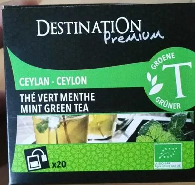 The vert menthe Destination Premium 20 sachets, code 3700110035820