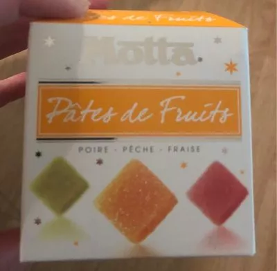 Pâtes de fruits Motta , code 3700125801250