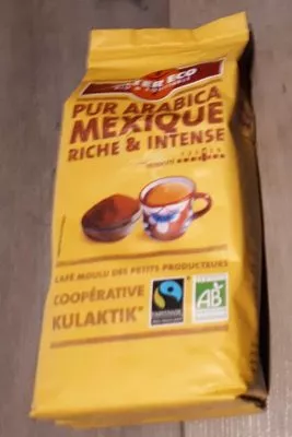 Pur arabica moulu Mexique Alter Eco 260 g, code 3700214617113