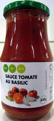 Sauce tomate au basilic Tous les jours 420 g, code 3700311812688