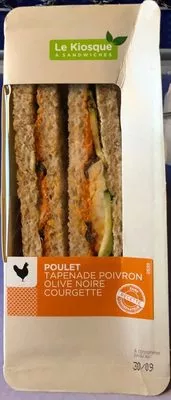 Sandwich club poulet  145 g, code 3700365096997