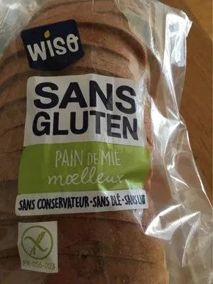 Pain sans gluten Wiso 350 g e, code 3700442602059