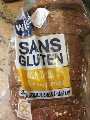 Pain brun sans gluten décongelé Wiso 350 g, code 3700442602103