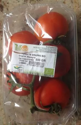 Tomate grappe bio Biosol 500 g, code 3700465201338