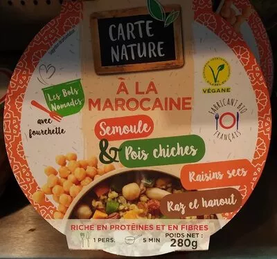 A la marocaine Carte Nature 280 g, code 3700477660772