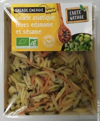 Salade asiatique fèves edamame et sésame Carte Nature , code 3700477661083