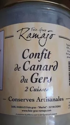 Confit de canard du Gers  , code 3700557600414