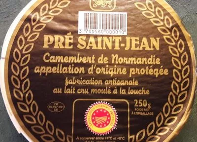 Camembert de Normandie Pré Saint-Jean, Fromagerie du val de Sienne 250g, code 3700560000010