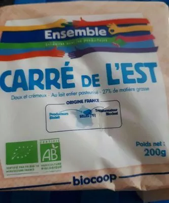 Carré de l'Est Biocoop 200 g, code 3700640420066