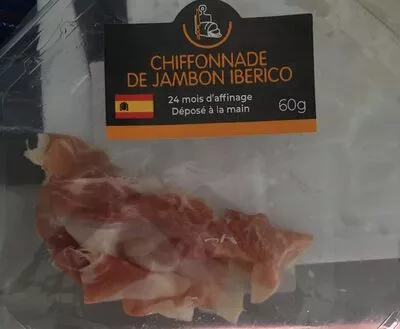 Chiffonnade de jambon iberico Corte del Gusto 60 g, code 3700656405477