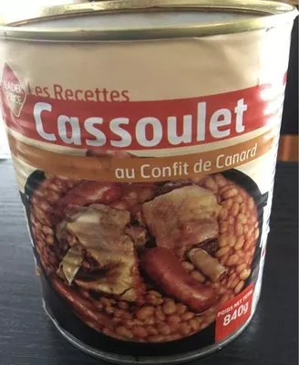 Cassoulet au confit de canard Leader Price , code 3700739200432