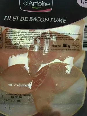 Filet de bacon fume L ASSIETTE D ANTOINE , code 3700912300102