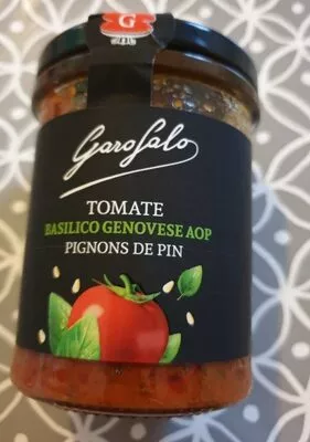 Sauce Tomate basilic genovese aop pignon de pin Garofalo , code 3700935390173