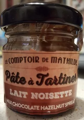 Pâte à tartiner Lait noisette Le Comptoir de Mathilde , code 3700961300009