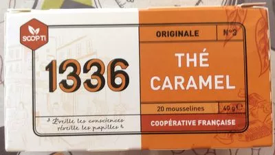 Thė caramel 1336, Scop Ti 20 mousselines (40 g), code 3700968100015