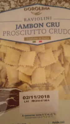 Raviolini Jambon Cru Dorolina 250 g, code 3701002402485