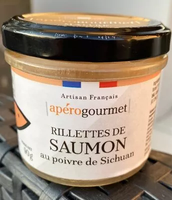 Rillettes de saumon au poivre de Sichuan Apérogourmet 90 g, code 3701257300529