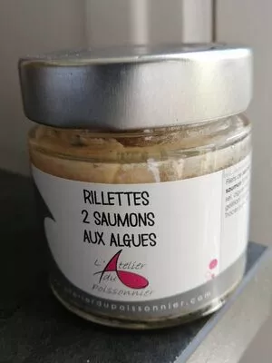 Rillettes 2 saumons aux algues L'Atelier du Poissonnier , code 3760007092435