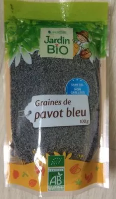 Graines De Pavot Bleu Jardin bio 100 g, code 3760020501792