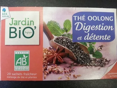 thé oolong jardin bio'logique 20 sachets, code 3760020506322