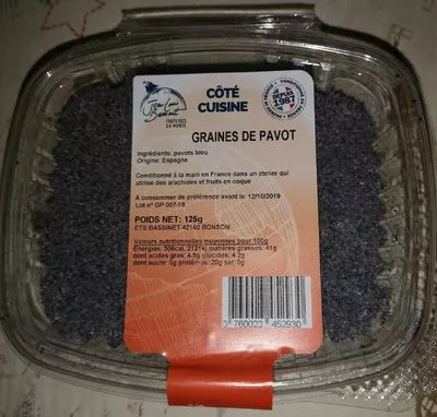 Graines de pavot  , code 3760023452930