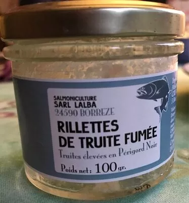 Rillettes de truite fumee  , code 3760024670081