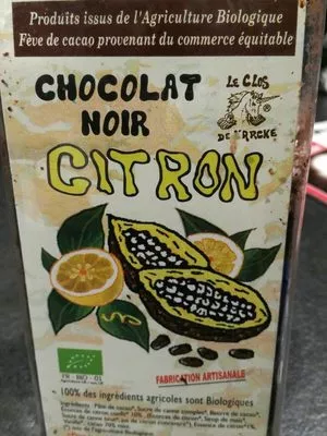 Chocolat noir Le Clos de l'Arche , code 3760027471227