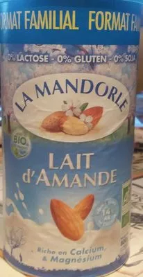 Lait d'Amande La Mandorle , code 3760030721210