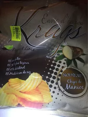 Chips de manioc Kraaps , code 3760037180027