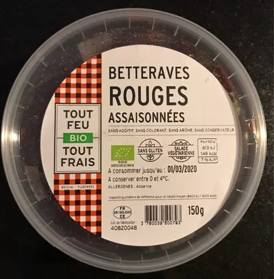 BETTERAVES ROUGES ASSAISONNEES  , code 3760039500793