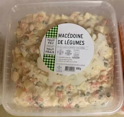 Macedoine de legumes - mayonnaise Tout feu tout frais 800 g, code 3760039502056