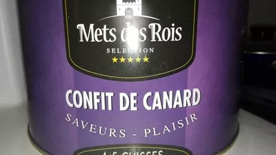 Confit de canard Mets des Rois 1350 g, code 3760044390150