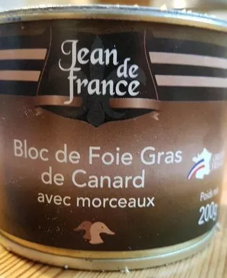 Bloc de Foie Gras de Canard Jean de France 200 g, code 3760044391584