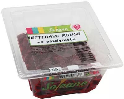 BETTERAVE ROUGE EN VINAIGRETTE Soléane 230g, code 3760054098893