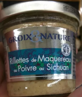 Rillettes de Maquereau au Poivre de Sichuan Groix & Nature 100 g, code 3760056410440