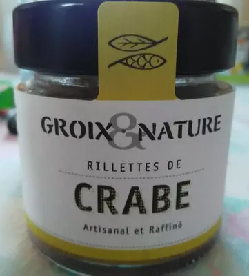 Rillettes de crabe Groix & Nature 100 g, code 3760056410662