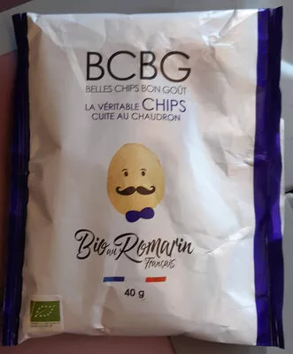 Chips Bio au romarin BCBG, Belles Chips Bon Goût, La Ducale 40 g, code 3760069560774