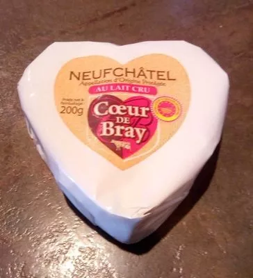 Neufchâtel au lait cru Cœur de Bray 200 g, code 3760072304129