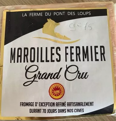 Maroilles fermier grand cru La ferme du pont des loups , code 3760075200046