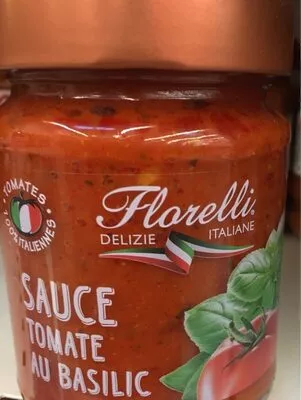 Sauce tomate basilic Florelli , code 3760077537164