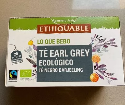 Te Earl Grey Ecológico Ethiquable , code 3760091726308