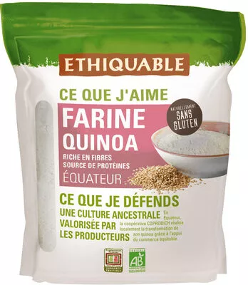 Farine de quinoa Ethiquable 400 g, code 3760091727213