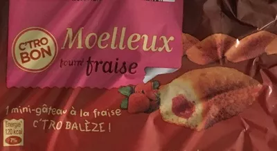 Moelleux fourré Fraise C'Tro Bon 30 g, code 3760093907972