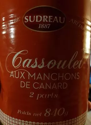 Cassoulet aux manchons de canard Sudreau , code 3760094104219