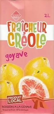 Fraicheur Créole Goyave Leader Price 2 l, code 3760096960547